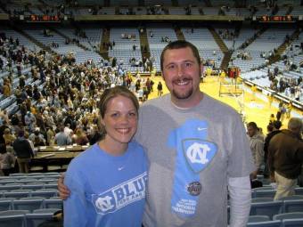 Neal Lisa UNC game
